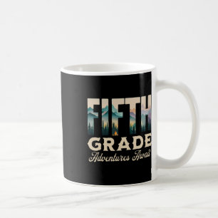 Fifth 5th Grade Adventure Await Back To School Cam Coffee Mug