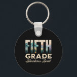 Fifth 5th Grade Adventure Await Back To School Cam Key Ring<br><div class="desc">Fifth 5th Grade Adventure Await Back To School Camp Teacher</div>