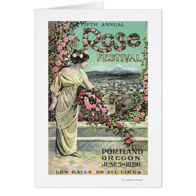 Fifth Annual Rose Festival Advertisement (Front)