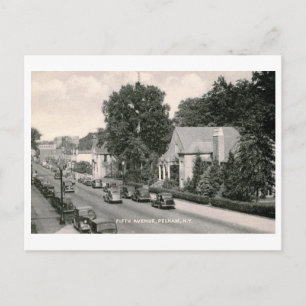 Fifth Ave., Pelham, New York Vintage Postcard
