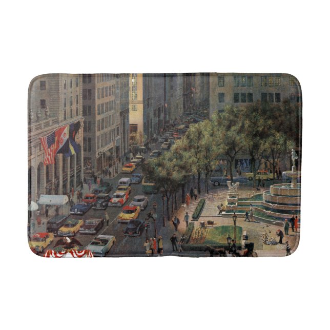 Fifth Avenue by John Falter Bath Mat (Front)