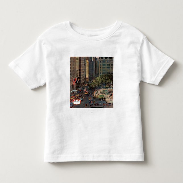 Fifth Avenue by John Falter Toddler T-Shirt (Front)