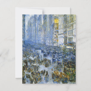 Fifth Avenue in Winter (New York City) (NYC, USA) Card