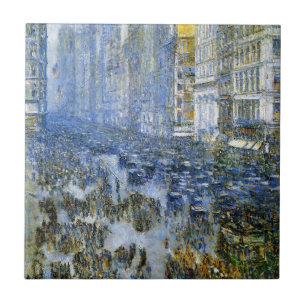 Fifth Avenue in Winter (New York City) (NYC, USA) Ceramic Tile