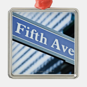 Fifth Avenue Metal Ornament