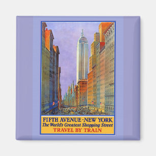 Fifth Avenue New York Worlds Greatest Shopping St. Magnet