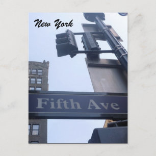 fifth avenue postcard