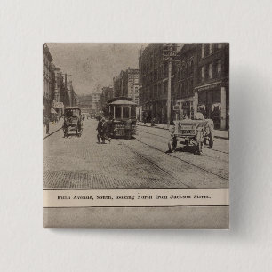 Fifth Avenue S Harbour front 15 Cm Square Badge