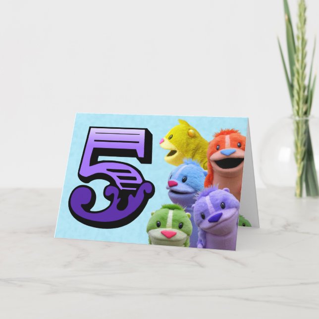 Fifth Birthday Card (Front)