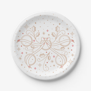 Fifth Day of Christmas 7" Paper Plates