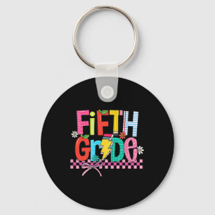 Fifth Grade Back To School 5th Grade Coquette Teac Key Ring