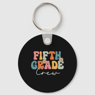 Fifth Grade Crew Back To School Teachers Students Key Ring
