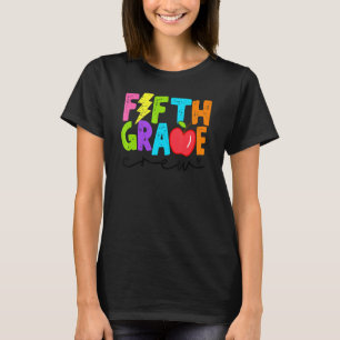 Fifth Grade Crew Team 5th Grade Back To School T-Shirt