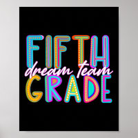 Fifth Grade Dream Team Back To School First Day Of