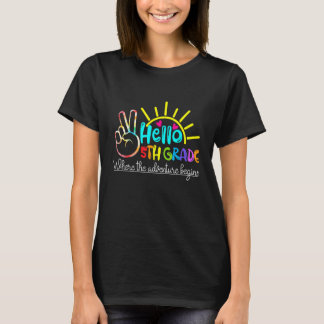 Fifth Grade First Day Teacher Back To School T-Shirt