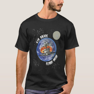 Fifth Grade Flight Crew 5th Grade Space Travel T-Shirt