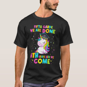 Fifth Grade Graduation Magical Unicorn For Girls G T-Shirt