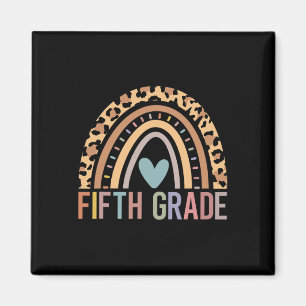 Fifth Grade Rainbow Girls Boys Teacher Team 5th Gr Magnet