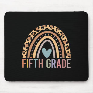 Fifth Grade Rainbow Girls Boys Teacher Team 5th Gr Mouse Pad