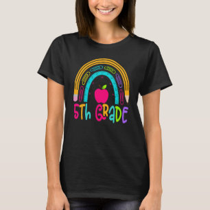 Fifth Grade Rainbow Team 5th Grade First Day Back  T-Shirt