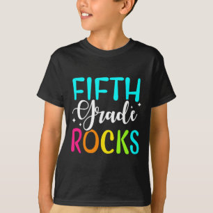 Fifth Grade Rocks Team 5th Grade Teacher T-Shirt
