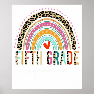 fifth grade squad rainbow poster