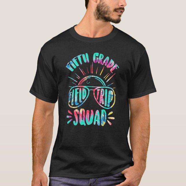 Fifth Grade Students School Zoo Field Trip Squad M T-Shirt (Front)