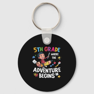 Fifth Grade Where The Adventure Begins Key Ring