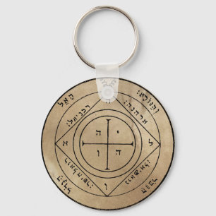 Fifth Pentacle of Saturn Keychain