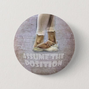 Fifth Position in Ballet 6 Cm Round Badge