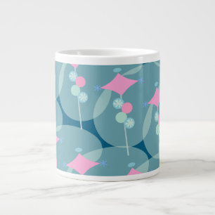 Fifties Bubble Boomerang Large Coffee Mug
