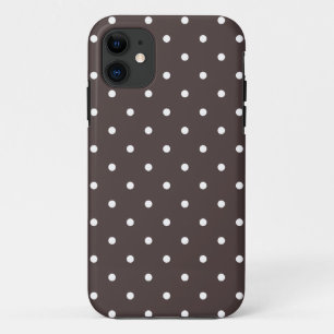Fifties Style Brown Polka Dot iPhone 5 Case