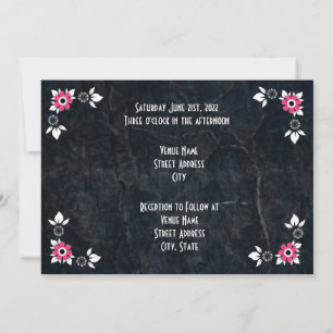 Fifties Style Diner Wedding Invitation