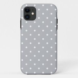 Fifties Style Grey Polka Dot iPhone 5/5S Case