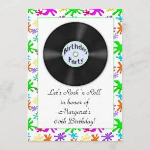 FiftiesThemed Invitation