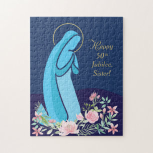 Fiftieth 50th Anniversary of Religious Life to Nun Jigsaw Puzzle