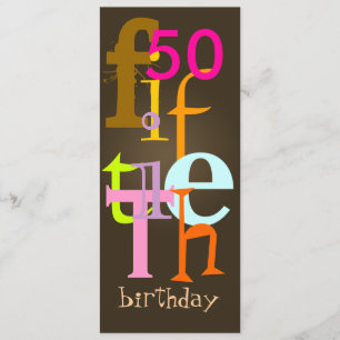 Fiftieth Birthday Party Invitations
