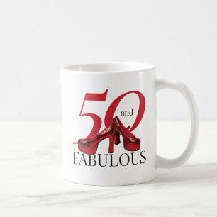 Fifty and Fabulous Birthday Surprise Coffee Mug