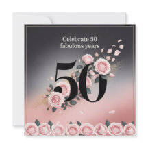 Fifty and Fabulous Humorous Birthday Greetings