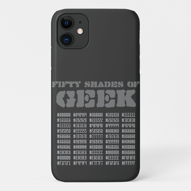 Fifty Shades of Geek Case-Mate iPhone Case (Back)