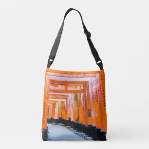 Fifty shades of orange - Senbon Torii, Kyoto Crossbody Bag