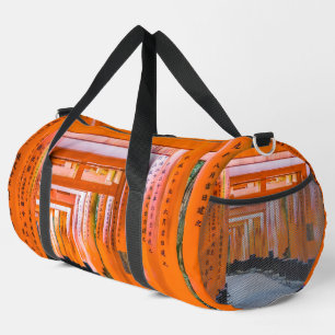 Fifty shades of orange - Senbon Torii, Kyoto Duffle Bag