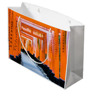 Fifty shades of orange - Senbon Torii, Kyoto Large Gift Bag