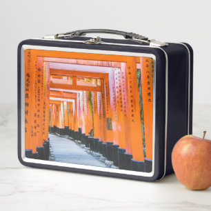 Fifty shades of orange - Senbon Torii, Kyoto Metal Lunch Box