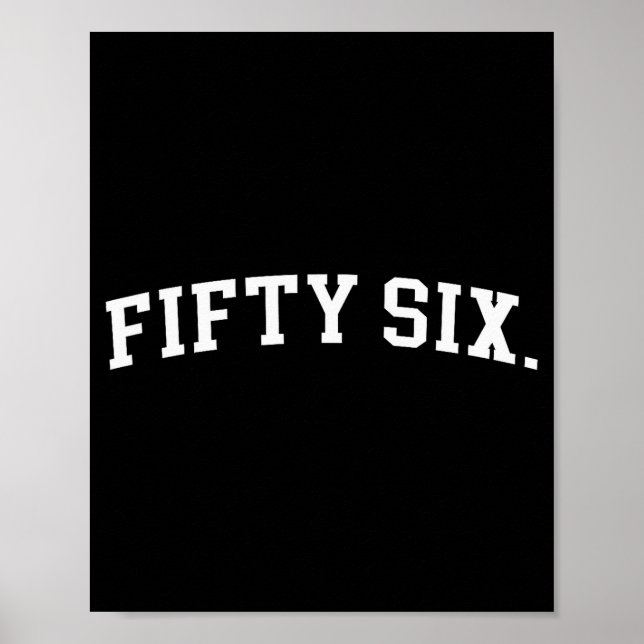 Fifty Six  Poster (Front)