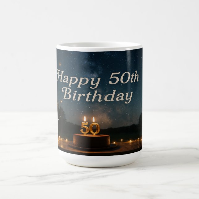 Fifty Under the Stars Coffee Mug (Center)