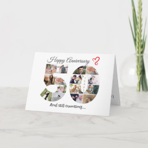 Fifty Year Wedding Anniversary Photo Card