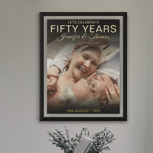 Fifty Years   Golden Anniversary Welcome Sign