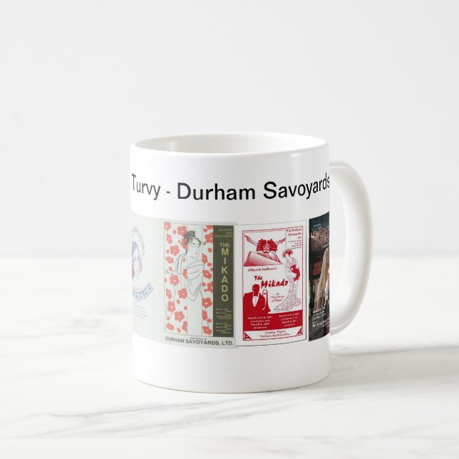 Fifty years of Durham Savoyards Ltd Coffee Mug (Front Right)