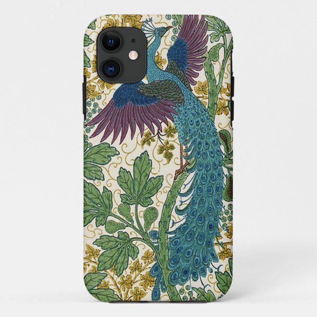 Fig and Peacock Case-Mate iPhone Case (Back)